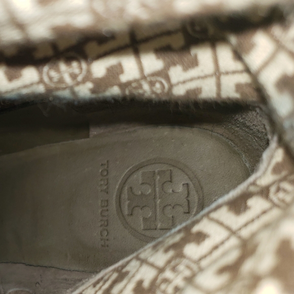 💫 Tory Burch: Musk Blair Logo Mid Heel Tall Leather Boots - Picture 13 of 14